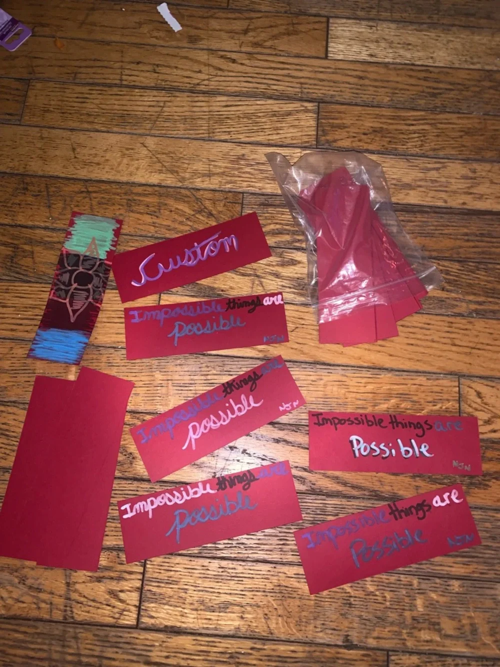 Customize bookmarks art by me 2 for 10 - Picture 7 of 9